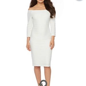 White off shoulder dress